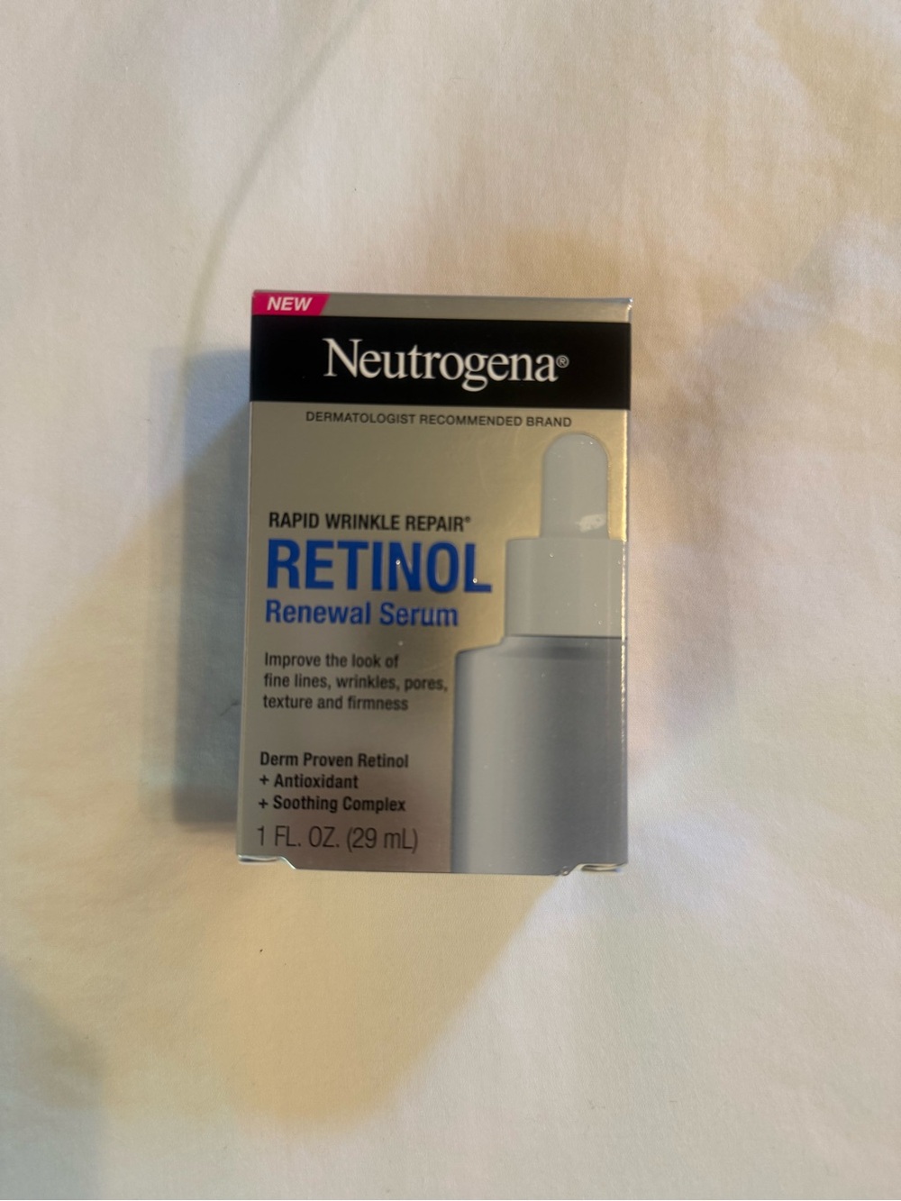 Neutrogena Retinol Renewal Serum - Silver/Black/Blue